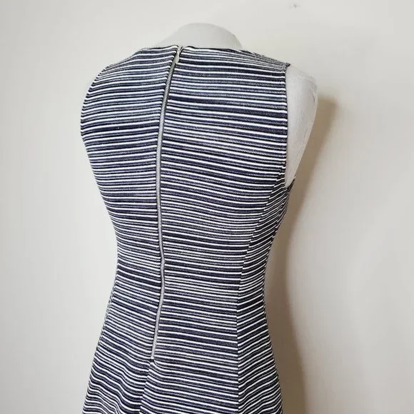 BANANA REPUBLIC Striped Fit & Flare Retro Dress - Picture 5 of 12